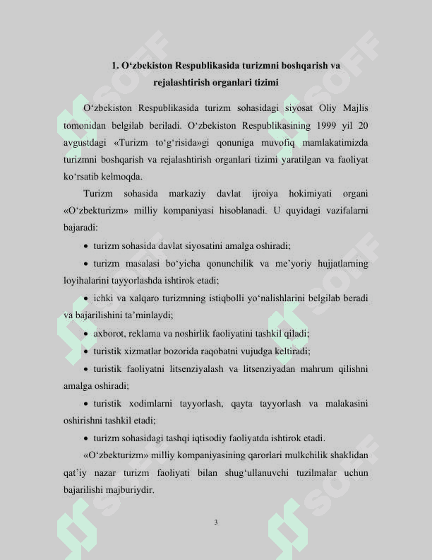 MILLIY MINTAQAVIY VA MAHALLIY DARAJADA TURIZMNI RIVOJLANTIRISH REJALARINI ISHLAB CHIQISH BOSQICHLARI 2