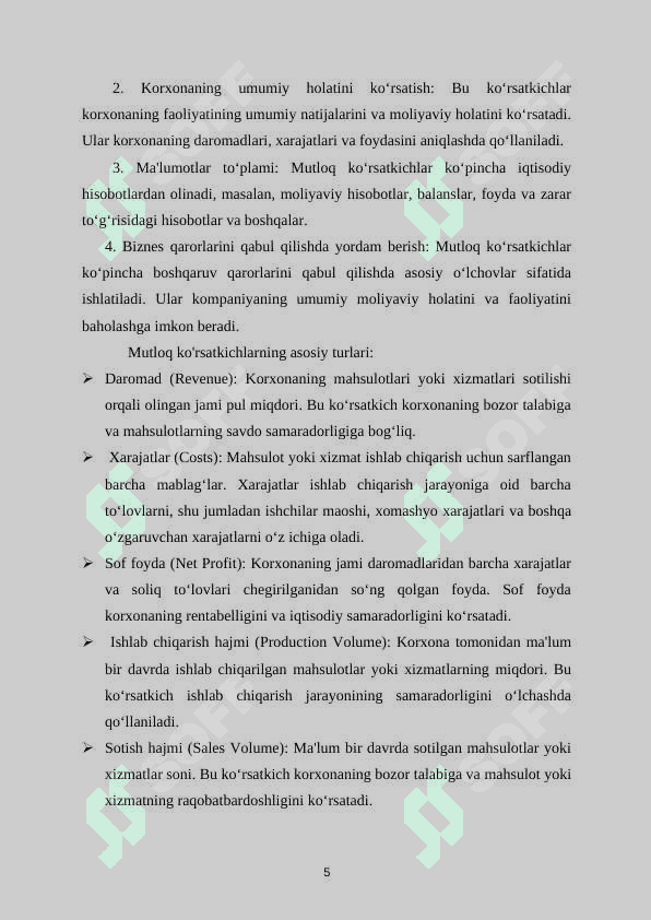 Iqtisodiy tahlilning mutloq va nisbiy ko’rsatkichlarini hisoblash usuli 6