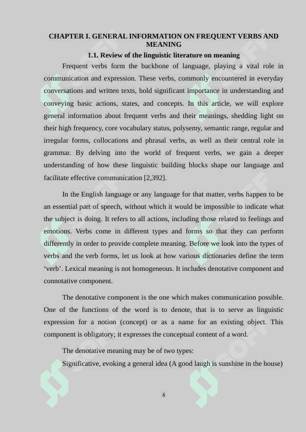 Interaction of primary and derivative logical meaning in literature 6