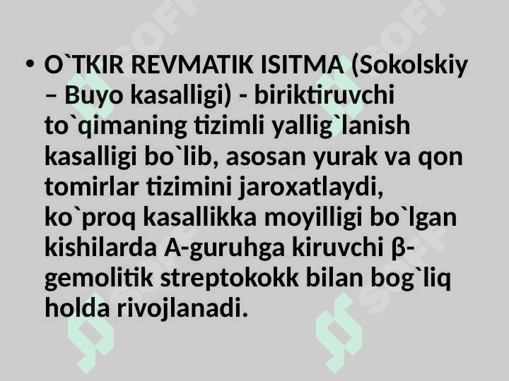 O`TKIR REVMATIK ISITMA 5