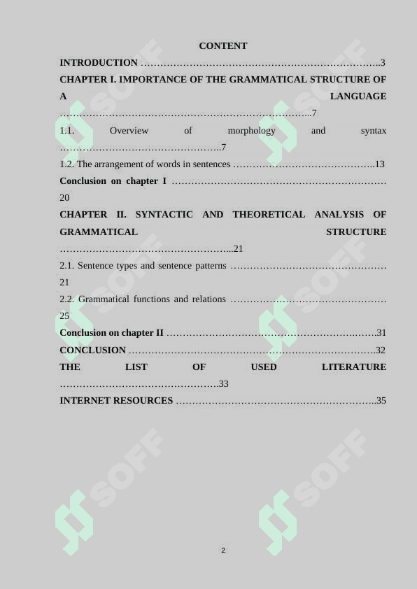Universal grammar; evaluating its validity and impact on theoritical grammar 2