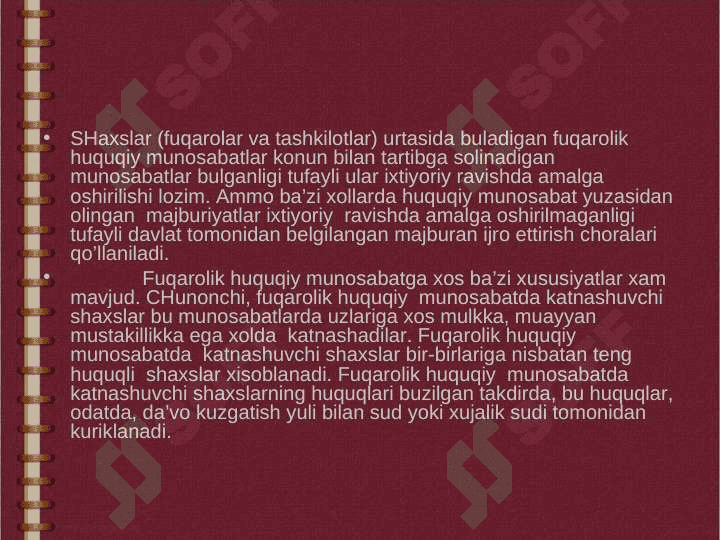 FUQAROLIK HUQUQIY MUNOSABAT 3