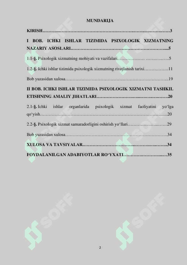 ICHKI ISHLAR TIZIMIDA PSIXOLOGIK  XIZMATNI TASHKIL ETISH 2