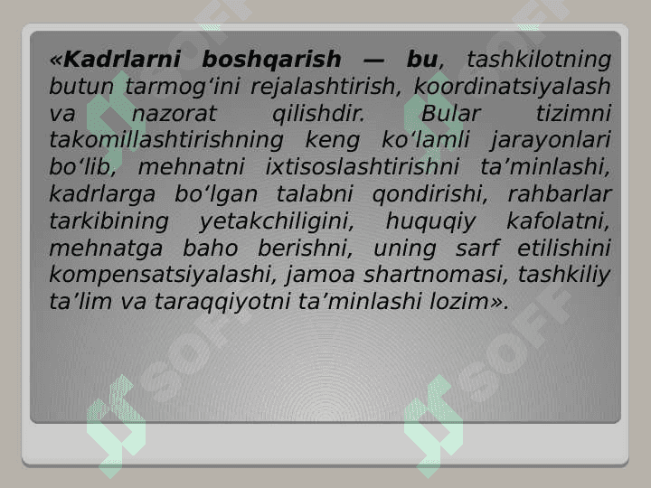 Mehmonxonalarda xodimlar faoliyatini boshqarish  xususiyatlari 7