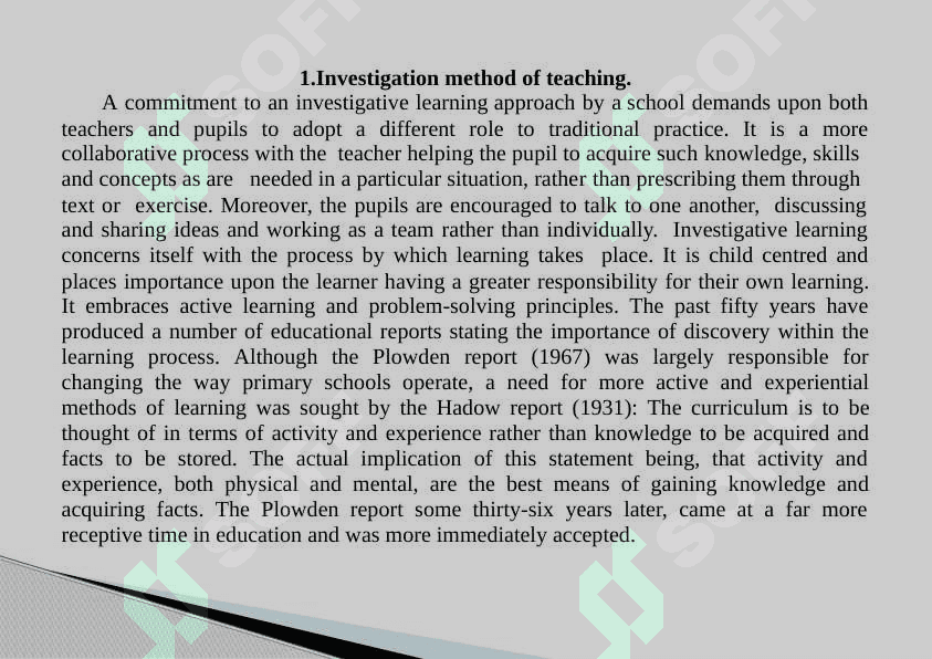 STAGES OF CLASSROOM INVESTIGATION IN FLT.STAGES OF CLASSROOM INVESTIGATION IN FLT. 4