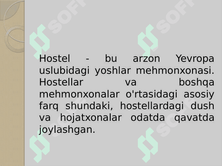 Hostel joylashtirish vositasi 3