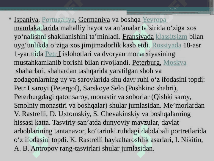 Barokko uslubi 6