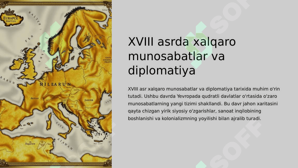 Xalqaro munosabatlar va Dipomatik munosabatlar tarixidan 2