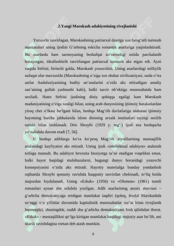 Marokash adabiyoti 8