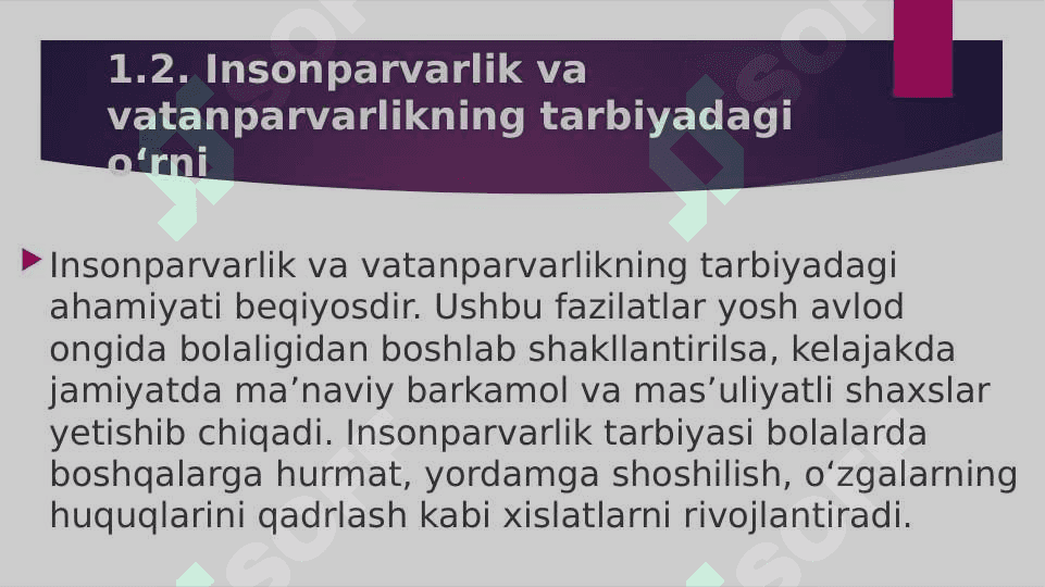 Bolalarda insonparvarlik vatanparvarlik his-tuygʻularini rivojlantirish yoʻllari 7