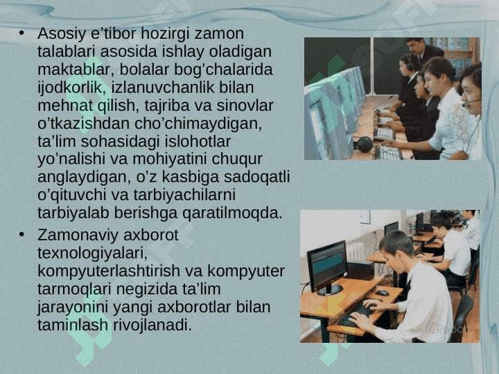 Axborot texnalogiyalardan foidalanish 4