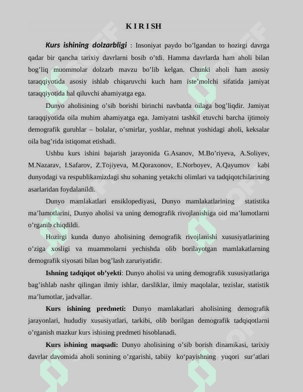 Dunyo aholisi geografiyasi 3