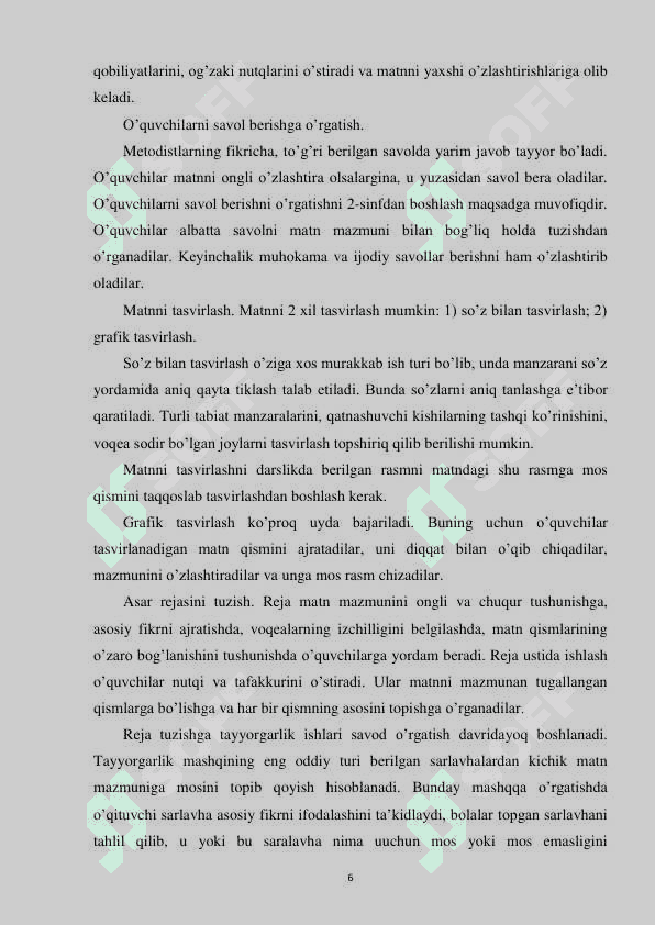 O'QISH SAVODXONLIGI KITOBIDA ADABIY ERTAKLARNI O'QITISHNING AMALIY AHAMIYATI 5