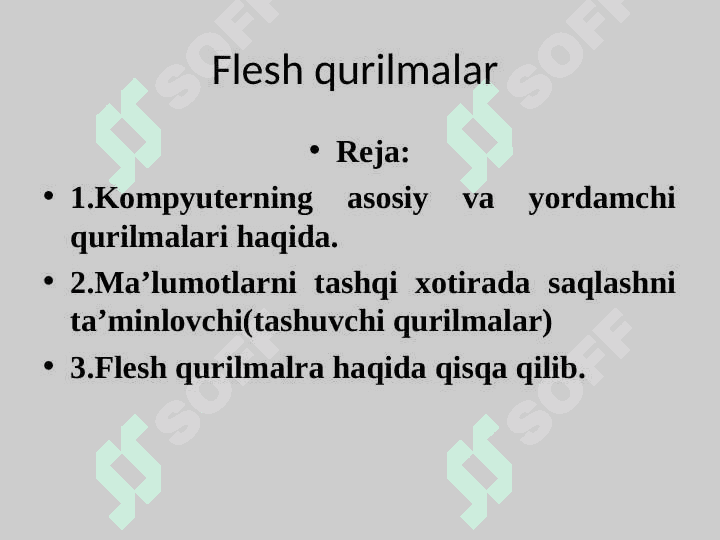 FLESH QURILMALAR 2