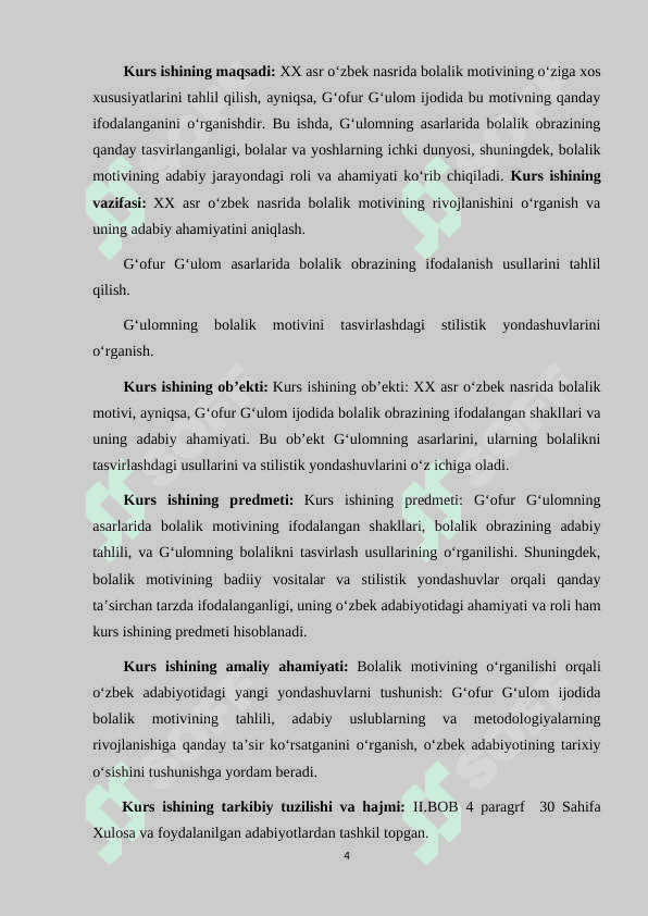 XX ASR OʻZBEK NASRIDA BOLALIK MOTIVI (GʻOFUR GʻULOM IJODI MISOLIDA) 4