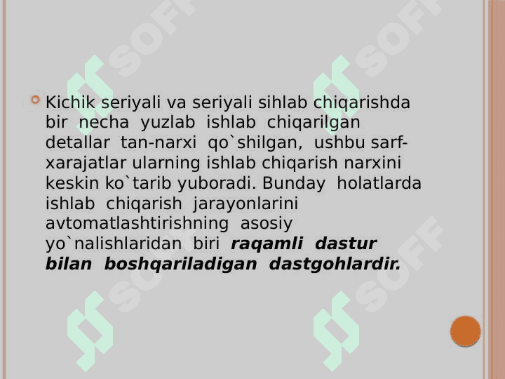 RDB DASTGOHLARI HAQIDA UMUMIY MA’LUMOT 8