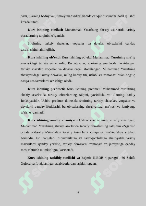 XX ASR O’ZBEK SHE’RIYATIDA TARIXIY OBRAZ TALQINI (MUHAMMAD YUSUF IJODI MISOLIDA) 4