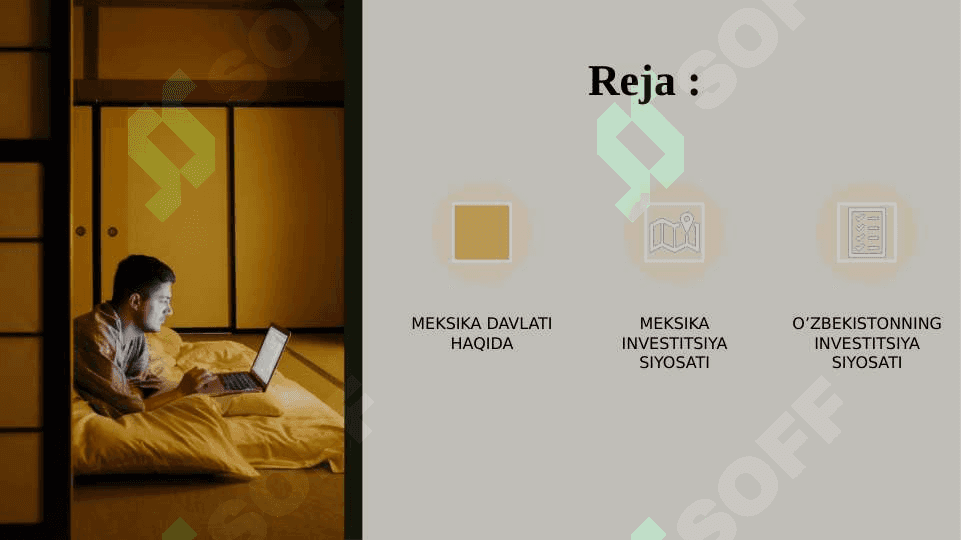 Meksika va o’zbekistonning investitsiya siyosati 2
