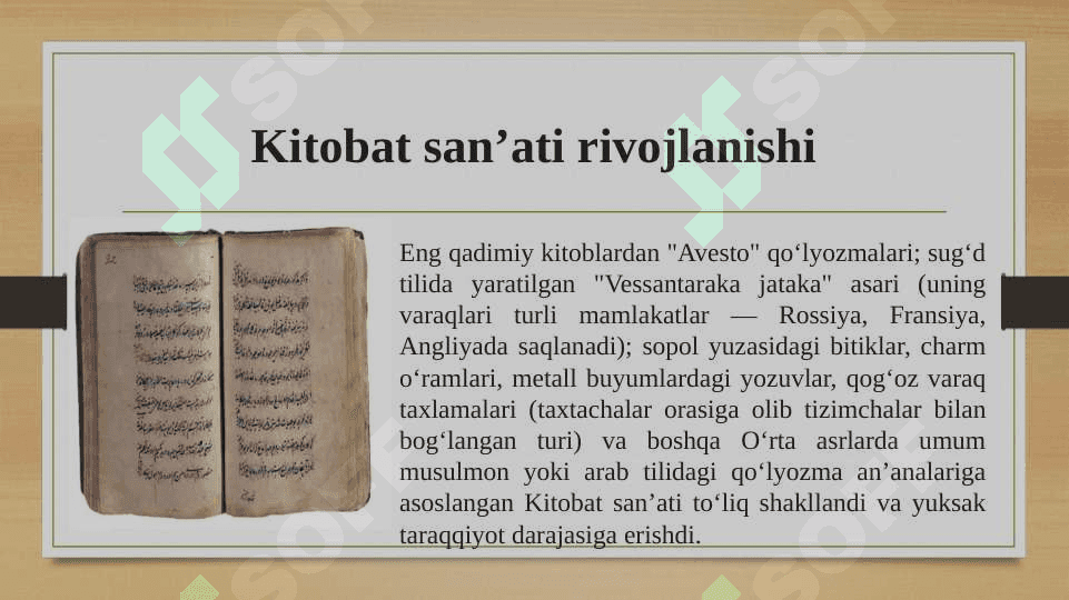 O’rta asrlarda kitobat sanʼati 5