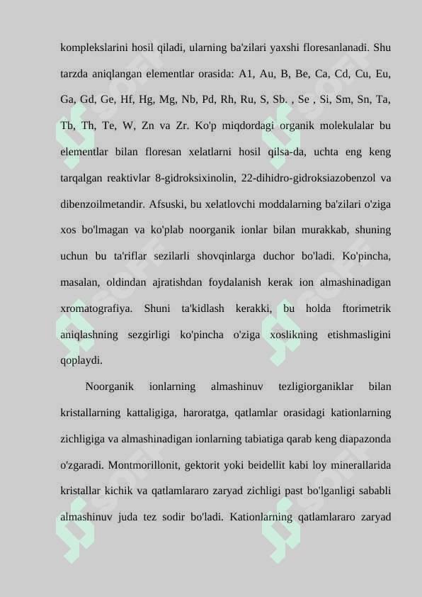 Noorganik ionlar, ularning xossalari va biologik vazifalari 8