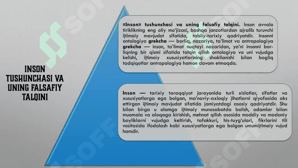 INSON FALSAFASI (falsafiy antropologiya) 5
