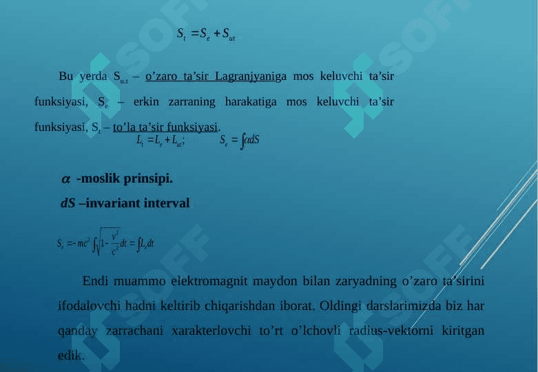RELYATIVISTIK DINAMIKA ELEMENTLARI 4
