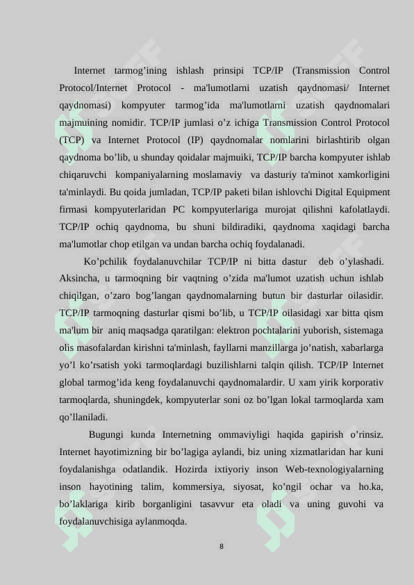 WEB-SAYITLARNI HOSIL QILUVCHI DASTURLAR HOMISITE 8
