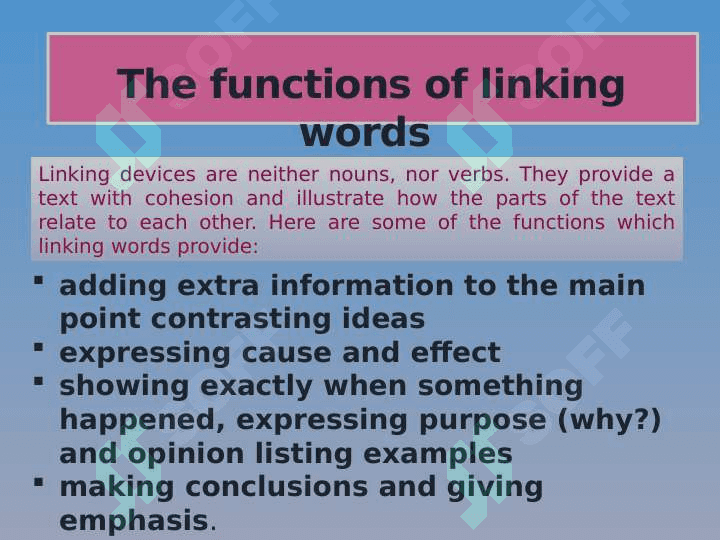 Linking words phrases 4
