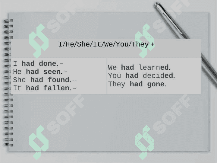 past tenses and advise structures 6