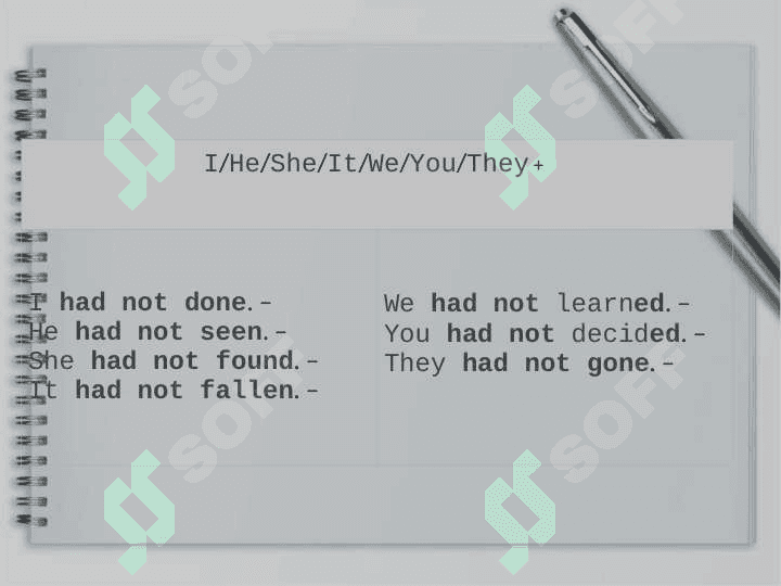 past tenses and advise structures 7