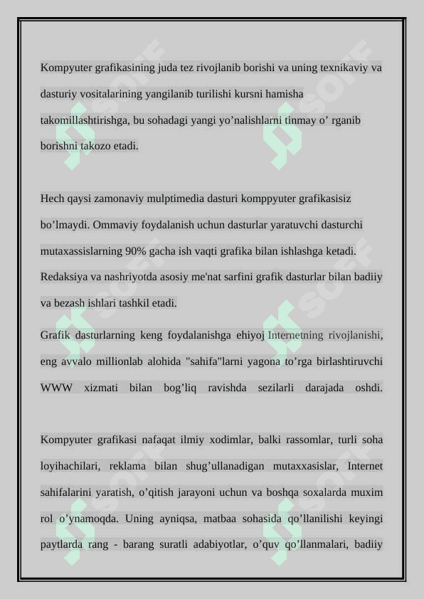 Oddiy geometrik akslantrishlar (ko’chish , burash, siqish akslantrish) 3