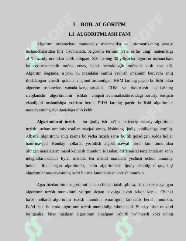 Chekli avtomatlar algoritmlari 6
