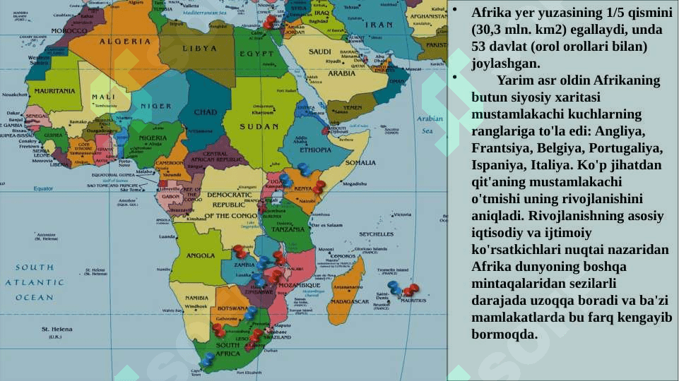 AFRIKA MINTAQASI TURIZMI 5