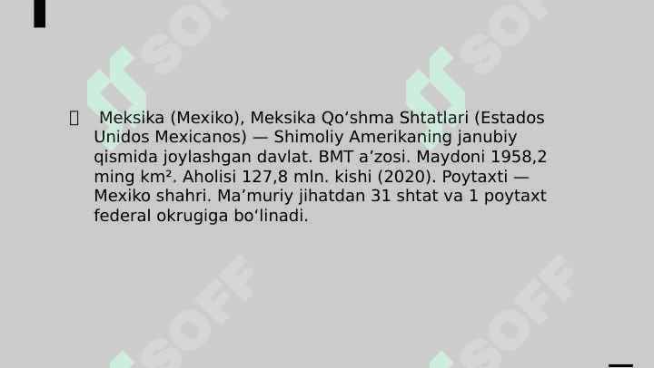 Meksika davlati turizmining rivojlanish holati 3