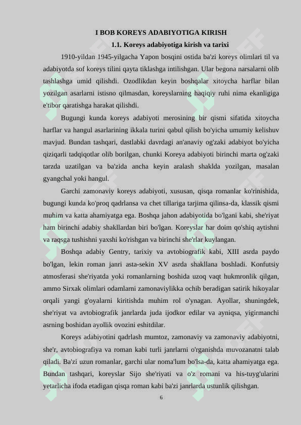 Koreys adabiyoti nasri 6