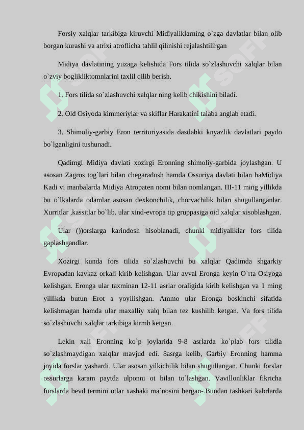 Qadimgi Midiya davlati 2