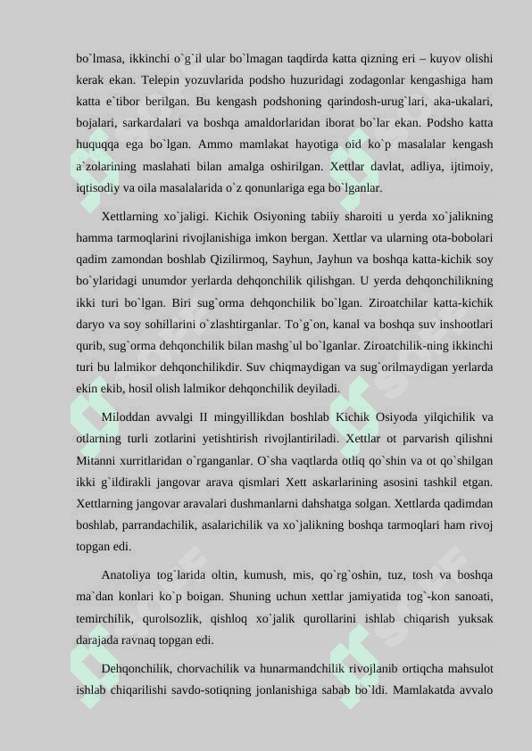 Qadimgi Xettlarni dini va qadimgi Mesopotamiyaning yozma manbalari 6
