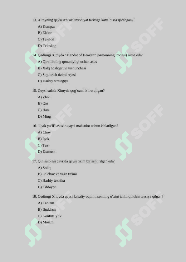 qadimgi Xitoy 3