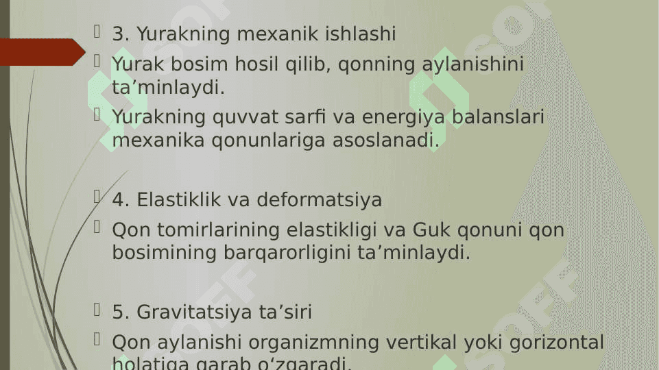 QON AYLANISH SISTEMASINING FIZIK ASOSLAR 6
