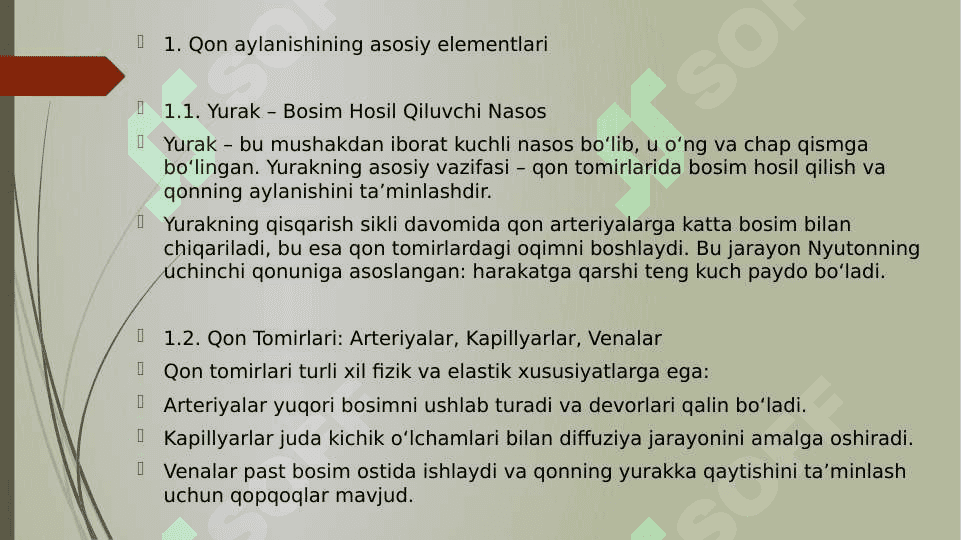 QON AYLANISH SISTEMASINING FIZIK ASOSLAR 7