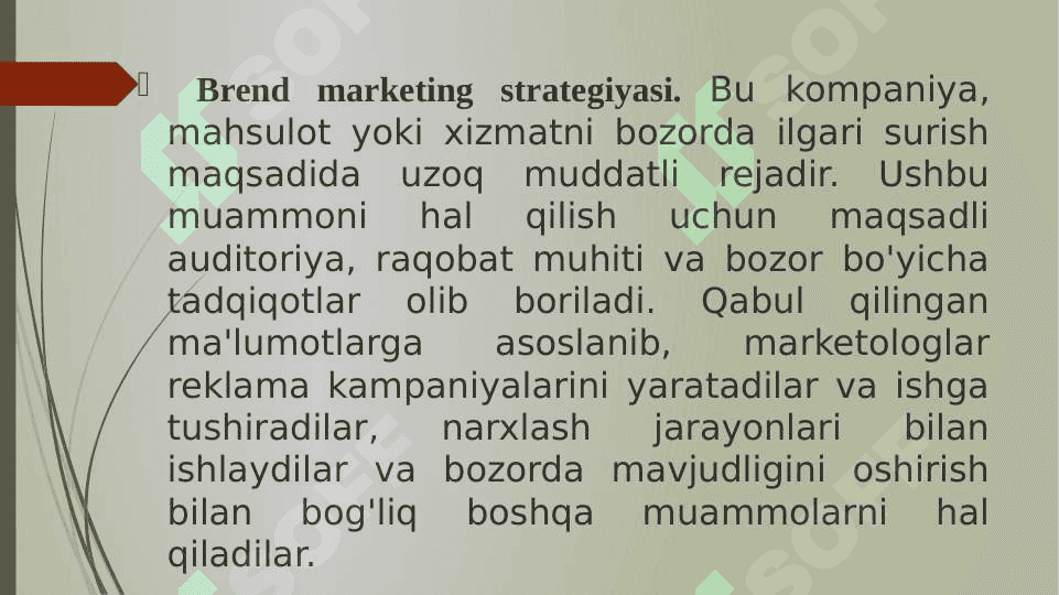 Brend strategiyasi 7
