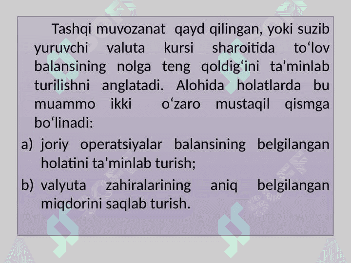 BARQARORLASHTIRISH SIYOSATI 5