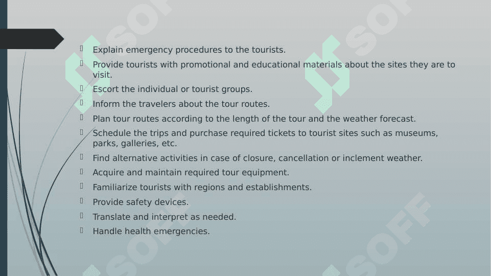 Steps to be taken to become a guide 8