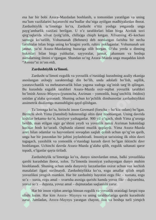 Zardushtiylik dini 3