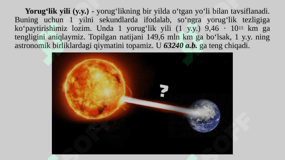 ASTRONOMIYADA UZUNLIK O‘LCHOV BIRLIKLARI VA KEPLER QONUNLARI 4