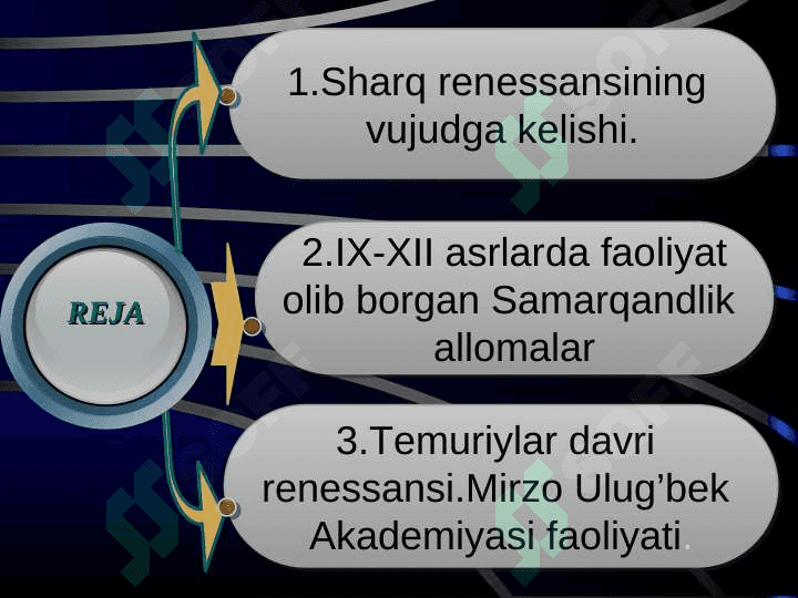 SHARQ RENESSANSLARI DAVRIDA SAMARQANDNING TUTGAN O`RNI. 2