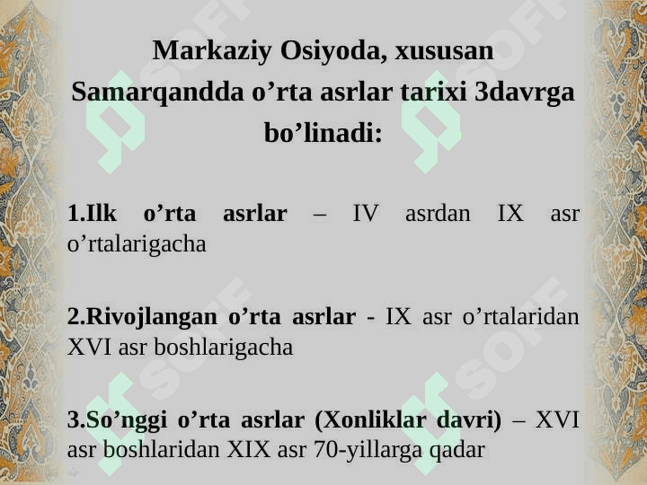 SHARQ RENESSANSLARI DAVRIDA SAMARQANDNING TUTGAN O`RNI. 5