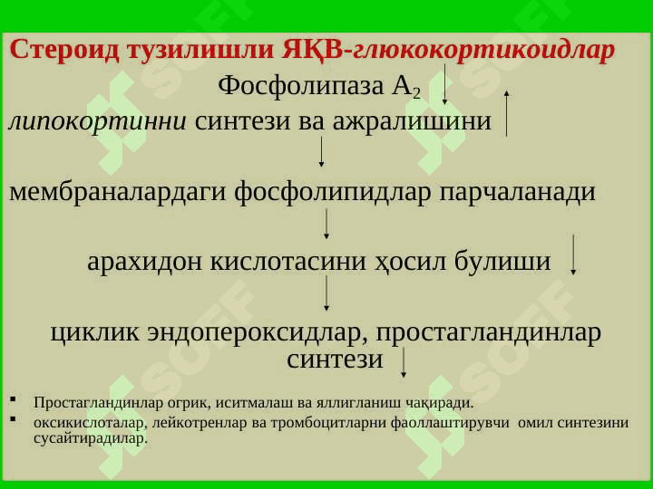 Яллиғланишга қарши дори воситалар . Дорилар . Yalliglanishga qarshi dori vositalar . Dorilar 4