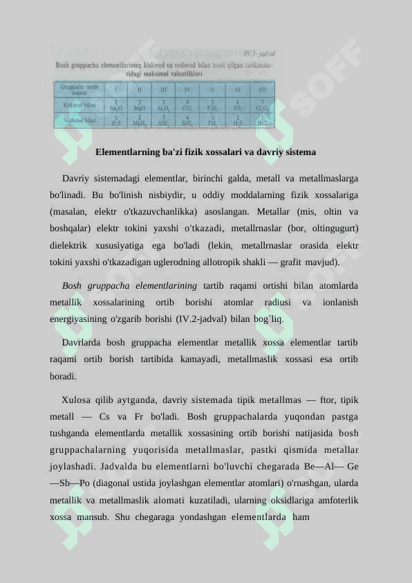 Kimyoviy elementlar davriy qonuni va davriy sistemasi 7