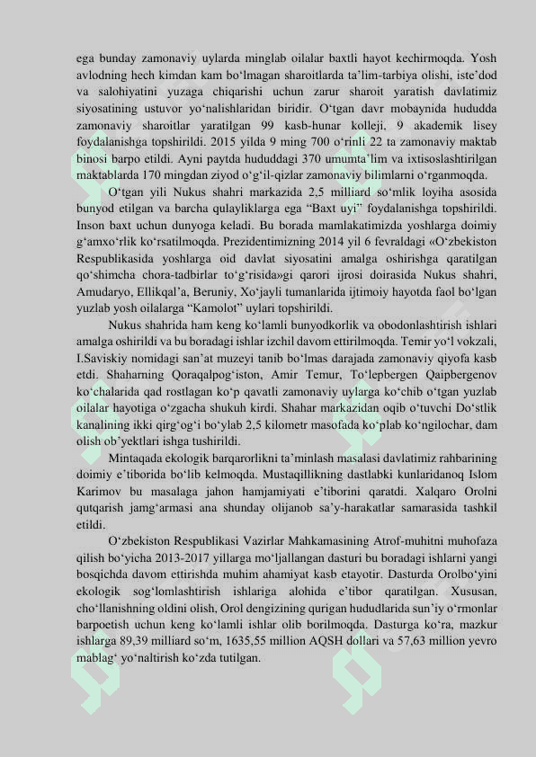 Mustaqillik yillarida Qoraqalpog‘iston Respublikasi 4